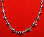 Silver Pearl Necklace