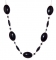 Arrangement in black necklace