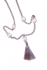 Silver Tassel Necklace