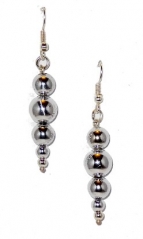 Silver Bauble Earrings
