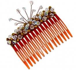 Firework Beaded Comb