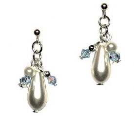 Blue Drop Earrings