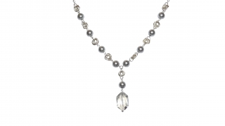 Frosty Knot Necklace