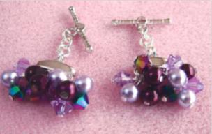 Shades of Purple Cufflinks Shades of Purple Cufflinks
